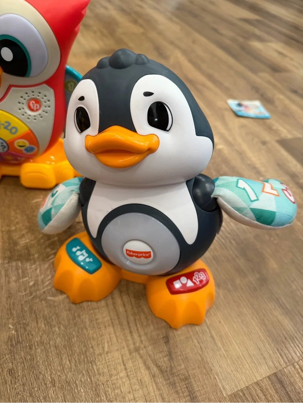 Fisher-price linkimals. Beaver, penguin, sheep, owl, polar bear